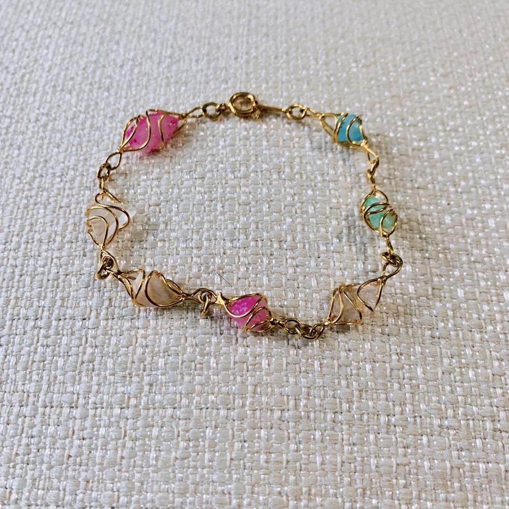 Vintage Multi Colored Stone Bracelet